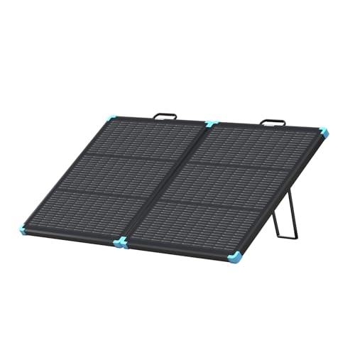 Renogy 100 Watt Solar Panel Suitcase, N-Type 100W Portable Foldable Solar Panels, 25% High Efficiency with 19% Lighter, Fast Setup with Kickstands, IP67 Waterproof for RV, Camping, Off-Grid,