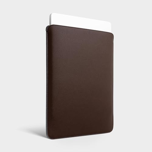 Image of Comfyable Laptop Sleeve 15 Inch Precisely Compatible with MacBook Air 15-inch M4 2025 A3241 M3 2024 A3114 & M2 2023 A2941, Faux Leather Cover Case, Coffee