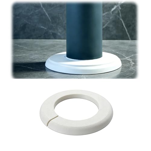 AerisZensca Trim Rings Compatible with Lally Pole, Column Cover for Basement Support Poles, Decorative Split Ring Collar, Easy Install Finishing Cover for Steel Columns (3in)
