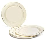 ' OCCASIONS' 240 Plates Pack, Heavyweight Wedding Party Disposable Plastic Plates (10.5'' Dinner...
