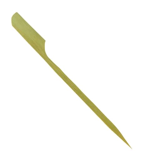Monouso | 50 Pinchos de Bambú 18cm | Color Natural, Brochetas de Madera, Tapas, Degustaciones, Cócteles, Aperitivos, Biodegradables, Sostenibles