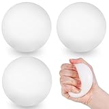 LovesTown 3PCS Stress Balls, 2.5 Inch Sensory Fidget Toy Crunchy Snow Stress Balls for Kids Adults Friends Families