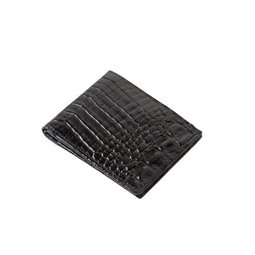 Generic Wallet for Men Authentic Argentine leather Croco Style, Black4