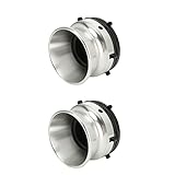 Nab-Hub-Adapter Hervorragende Verarbeitung: Aluminium-Nab-Hub-Adapter sind hervorragend verarbeitet für eine perfekte Passform, silbern poliert und in 10-Zoll-Größen erhältlich.