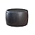Keter Circa 3-in-1 Outdoor Resin Ottoman Deck Storage Box with 37-Gallon Storage, All-Weather, Easy Assembly, Stylish Patio Table and Seat, Brown
