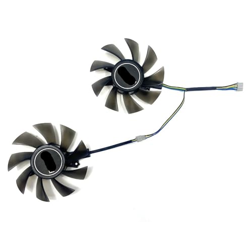 QKFTCSDW 2pcs 75mm GA82S2H GTX1650 GTX1060 GPU Fan For KFA2 GTX 1060 OC GTX 1650 Super Graphics Cards As Replacement Fan