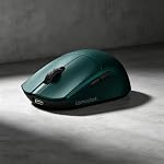 Darmoshark M5V2 Mini Fingertip Grasp Gaming Mouse,Tri-Mode 30K DPI PAW3950 Optical Sensor Lightweight 36g,8K Polling,Programmable Buttons,Computer Mouse for Laptop,PC,Windows(Green)