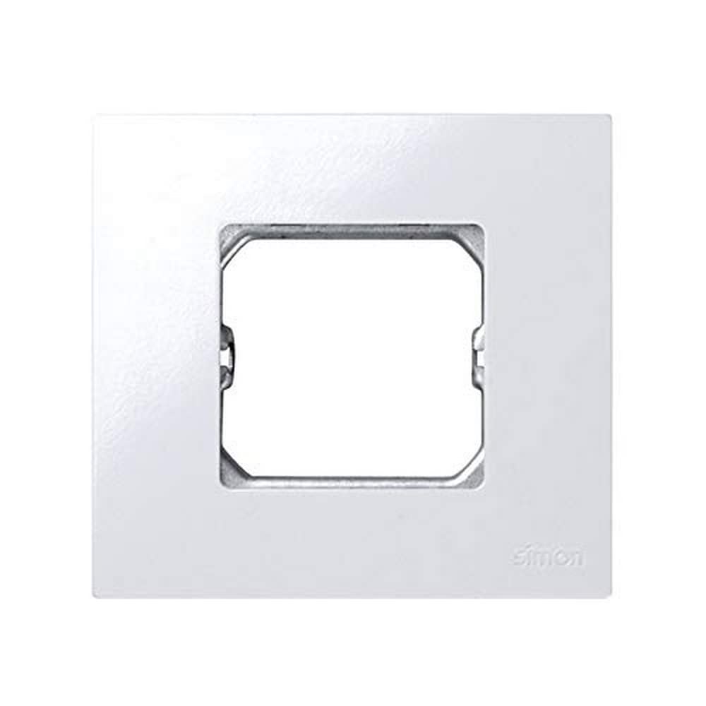 Cadre 1 poste compact blanc à châssis séparé clipsable