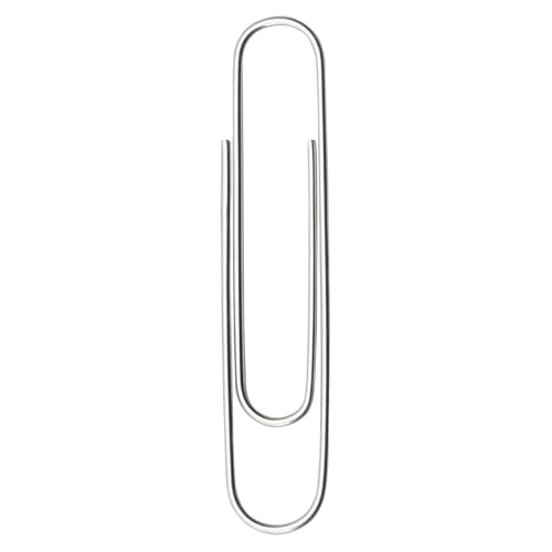 ACCO Smooth Paper Clips, No.4 Jumbo Size, Silver, Box of 100 Clips (5050572580) image 4
