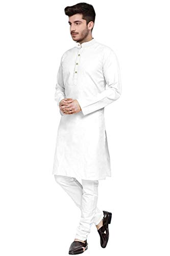 Image of trustous Mens straigth Solid Kurta Pyjama Set Combo in 100% Cotton with 16 Colour Option and Size are XS to 3XL for (Birthday,Wedding, Ceremony, Casual, Engagement)