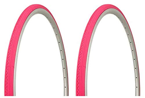 Lowrider Tire Set. 2 Tires. Two Tires Duro 700 X 23C Pink/Pink Side Wall Hf-156. Bicycle Tires, Bike Tires, Track Bike Tires, Fixie Bike Tires, Fixed Gear Tires #TOP17