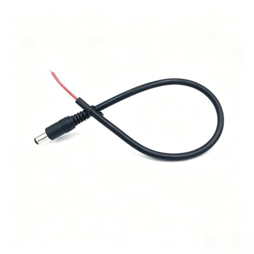 SHSJYA 0.5mm² 5.5x2.1mm male & Female DC Power Cable (1M,Male 2Pcs)