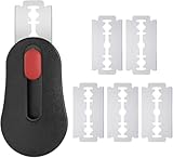 UYVPAER Cortador De Masa De Pan, Extraíble Y Magnética Herramienta Para Pan Con 5 Hojas Afeitar Acero Inoxidable Bread Scoring Tool Para Suministros Hacer Sustento Horneado