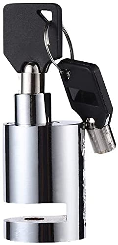TRP TRADERS Round Anti-Theft Chrome Disc Lock for Motorcycle Scooter Bike Bicycle Wheel Disk Lock, Security Safety Brake Lock with 2 Keys