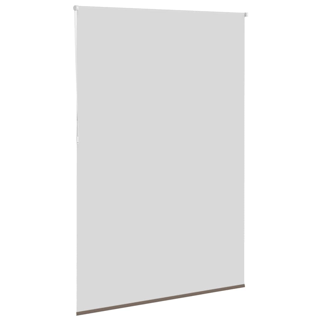 Roleta zaciemniająca w kolorze brązowym, kawowy, 165 x 230 cm, szerokość materiału 161,6 cm, ochrona przed wzrokiem, roleta okienna z łącznikiem łańcuchowym, uchwyty zaciskowe, bez wiercenia