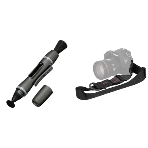 【セット買い】ハクバ HAKUBA メンテナンス用品 レンズペン3 フィルタークリア【レンズフィルター用】 ガンメタリック KMC-LP14G これ一本でキレイ ペン型クリーナー + 速写ストラップ ルフトデザイン スピードストラップ38 ブラック 素早く
