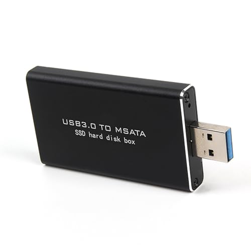 3X Caja externa USB 3.0 para mSATA SSD miniatura 4