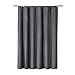GUOCU Szare zasłony prysznicowe, odporne na pleśń, wodoodporne, antybakteryjne, z haczykiem, ochrona danych, do domu i hotelu, ciemnoszare, 180 x 180 cm