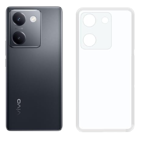 Image of COVERBLACK Soft Rubber Back Cover Compatible Model for Vivo V2401 / Y200Pro 5G - Transparent