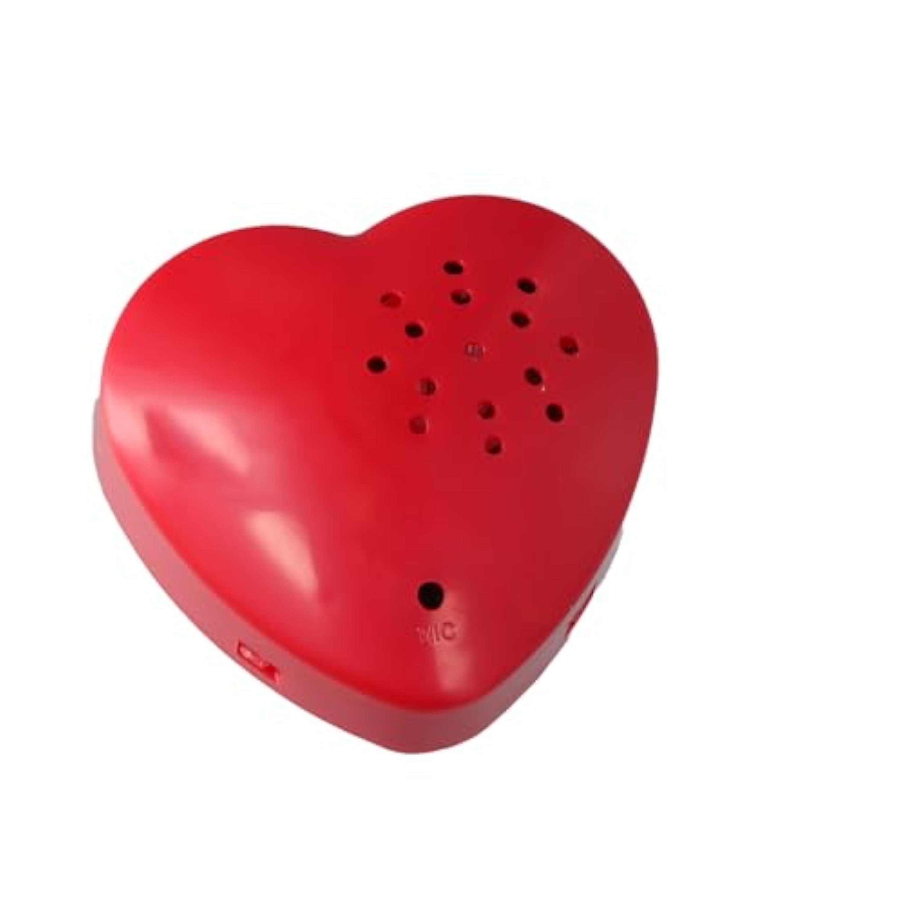 Grabadora de Sonido de Peluche 30 Segundos, Grabadora de Voz en Forma de Corazón, Caja De Voz De Juguete Grabación Personalizada DIY, Módulo de Sonido Grabable para Muñecos de Osos de Peluche