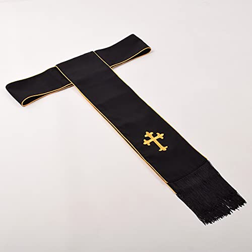 BLESSUME Priest Waist Belt Soutane Roman Choir Cassock Band Cincture Belt4