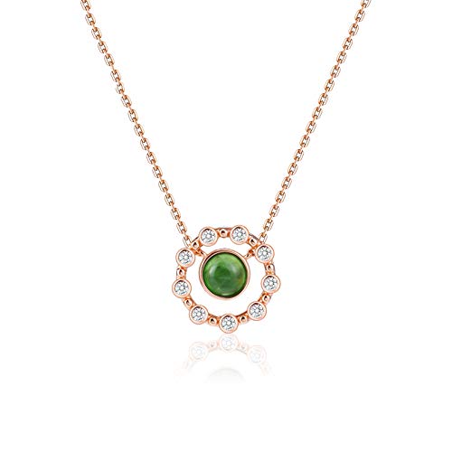 Collier en Tourmaline naturelle et pendentif en argent Sterling pour femmes