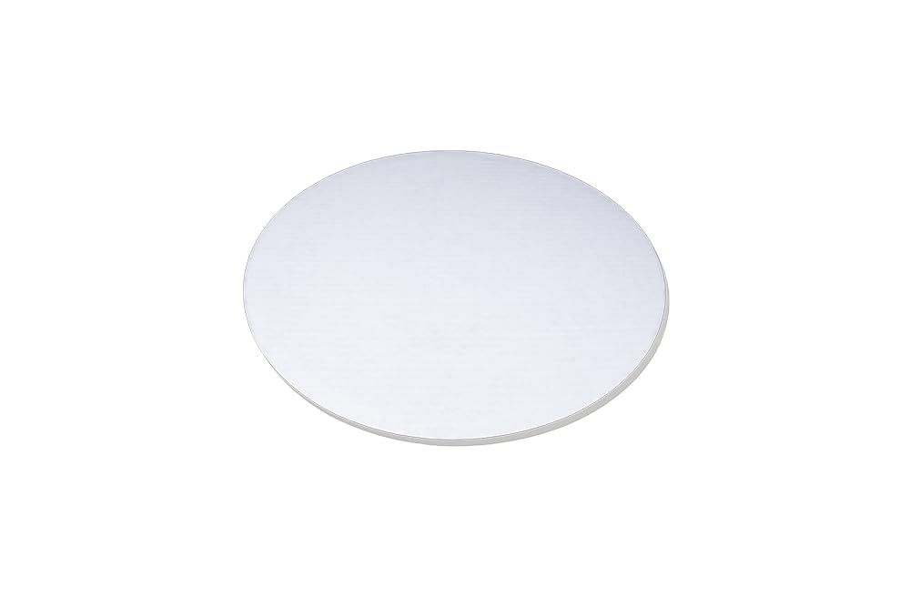 Southern Champion Tray 11321 12" Mottled Corrugated Uncoated Single Wall Cake , White (Case of 100)