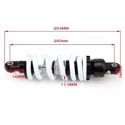 Suspension arrière réglable haute performance 325mm pour pitbike - 2