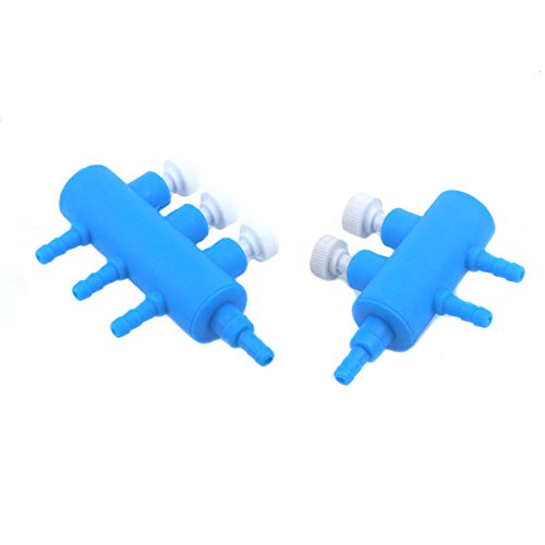 Image of MY MIRONEY 5Pcs 2 Way Outlet Air Flow Distributor with 1Pcs 3 Way Valve