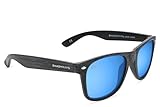 Shady Rays Classic - Black Ocean Timber/Blue Ocean Mirror Lens, Standard Fit