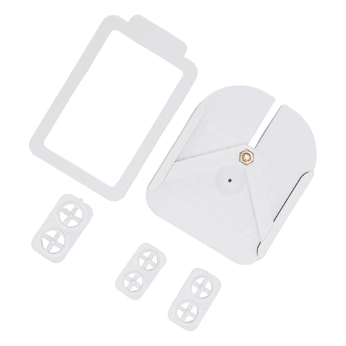 Tixiyu Post de Arcilla Post Incrustación Herramienta de 3 Tamaños Cortadores Redondos de Espárragos con Herramienta de Ubicación de Forma V para Joyas de Arcilla de Bricolaje