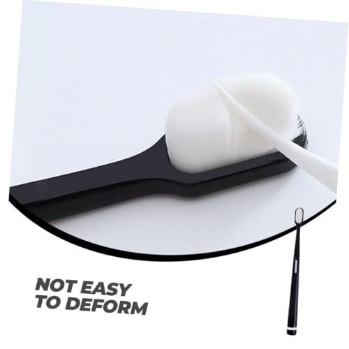 LRXIYODE 4 Stück Weiche Zahnbürste Empfindliche Zähne und Zahnfleischpflege Extra Weiche Borsten Ergonomischer Griff Geeignet für Schwangere und Alltägliche Mundhygiene Weiß und Schwarz – Bild 4