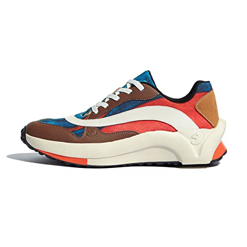 Uin Men's Art Travel Walking Shoes Slip On Casual Lightweight Wide Toe Nylon Fashion Sneaker Sevilla Ⅱ Rocky Mountain 2 (10.5) #TOP20