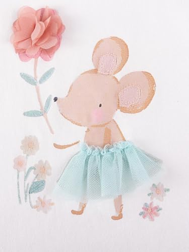 Image of HILEELANG Girls Cotton Short Set Summer 2 Piece Outfit T Shirt Shorts | 100% Cotton, Soft Breathable Fabric, 2 Piece Outfit Set, Elastic Waist, Summer Comfort for Toddler Little Girls