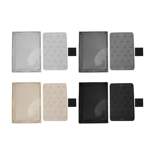 Tapis de litière pour chat lavable et double couche avec piège à grains actif - 5