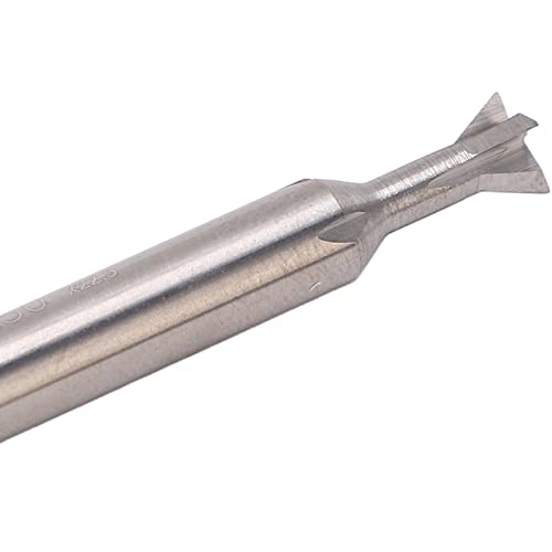 Image of Dovetail Router Bit 4 Flutes Carbide Dovetail Bit 6mm Dia Shank 50mm Length Universal Dovetail Milling Cutter Dovetail Joint Router Bits(65 Degree)