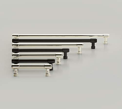 Emtek Jasper Pull, 8" Center-To-Center, Satin Brass #TOP3