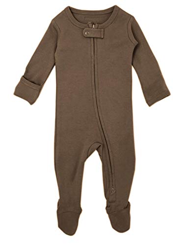 Image of L'ovedbaby Baby Organic Cotton Dual Zipper Footie Sleep Play Footed Pajamas