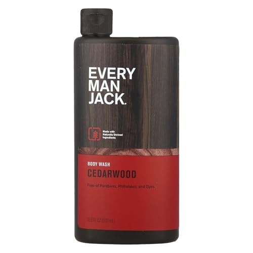 Every Man Jack Body Wash and Shower Gel Cedarwood, 16.9 Ounce