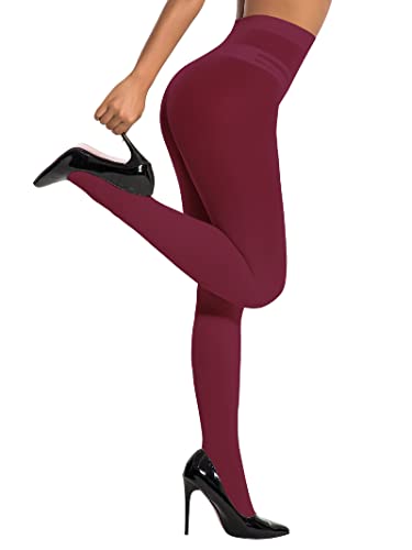 Image of HONENNA Semi Opaque Silky Women Pantyhose Tights, 20+ Colors Invisibly Toe Reinforced 60 Den Size A-E