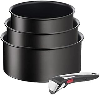 Tefal INGENIO Unlimited ON Zestaw Rondli, Aluminum, Czarny, 3 szt