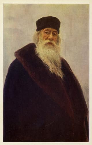 Cuadro Vladimir Stasov de Ilya Repin, pintura al óleo para decoraciones del hogar (60x90cm)