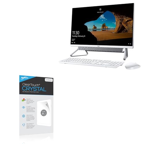 BoxWave Screen Protector Compatible with Dell Inspiron 27 7000 All-in-One (7700) - ClearTouch Crystal (2-Pack), HD Film Skin - Shields from Scratches