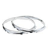2Cast Tom Drum Hoops Batter Snare Side Percussion Instrument Parts 6 Lugs- 10inch 6 Holes