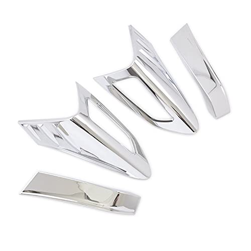 Garniture de feu de finition élégante argent pour pare-chocs C-HR