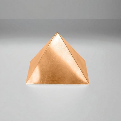 Image of Pure Copper Hollow Pyramid | 2-Inch | Pack of 1 | Boost Positive Vastu Energy for Home & Office | Powerful Remedies for Health & Wealth