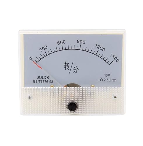 Capteur tachymètre CC 1800 tr/min 10V : voltmètre d'excitation 80x64mm 69C9