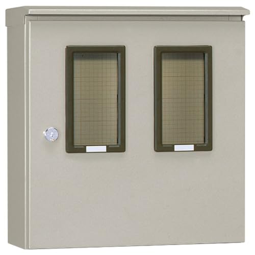 日東工業 【OM-B】引込計器盤キャビネット 水切、防塵・防水パッキン付 屋根付 フカサ200mm 250×800mm クリーム OM-20BC