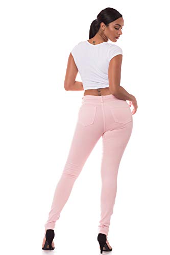 Aphrodite Mid Rise Jeans for Women - Skinny Stretch Womens Distressed Ripped Jeans3