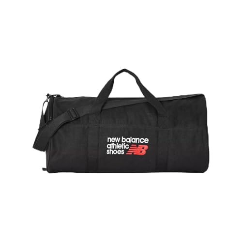 New Balance Canvas Duffle – Black, One Size BK – Black...